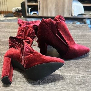 Public Desire knee high heels